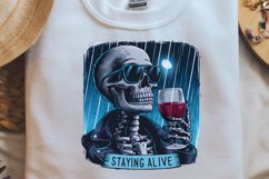 Funny Halloween Sublimation, Funny Halloween Skeleton Product Image 2