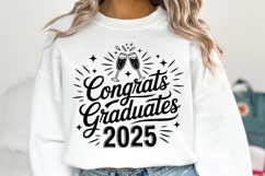 Congrats Graduates 2025 svg | Graduation Svg | Shirt Svg Product Image 2