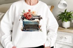 Vintage Floral Writing Clipart Product Image 2