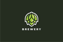 Hops logo design vector template Product Image 2