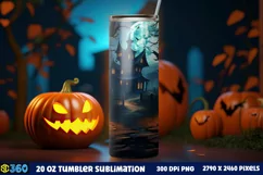 Halloween Tumbler Sublimation Wraps, Tumbler Halloween Product Image 2