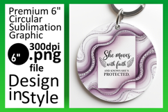 Gorgeous Round Design Sublimation PNG , Religious Product Image 1