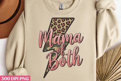 Mama of both PNG, Mothers Day Sublimation PNG Product Image 1