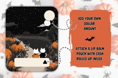 Cute Halloween Cats Money Card, Halloween Gift Card Design Product Image 2