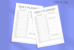 Simple Daily Planner Canva Template | Editable &amp; Printable Product Image 2