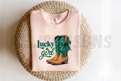 Lucky Girl Sublimation PNG, St. Patrick Day PNG Product Image 2