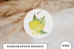 Watercolor Lemons composition png Product Image 2