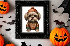 Christmas Dogs Sublimation Clipart, Christmas Dog Clipart Product Image 2