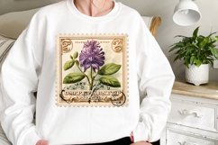 Vintage Floral Writing Clipart Product Image 2