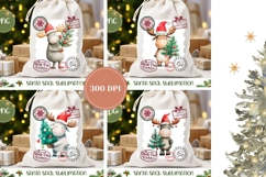 Christmas Moose Santa Sack, Winter Moose Santa Sack Designs Product Image 2