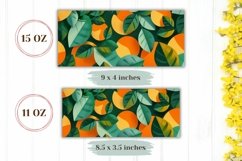 Floral Mug Wrap Design, Colorful Mug Sublimation, 3D Mug Product Image 2