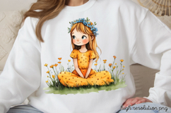 Charming Fairy Woodland Animals Clipart PNG Product Image 1