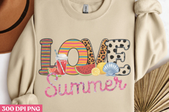 Love summer PNG, Hello Summer Sublimation PNG Product Image 2