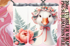 Blissful love 20oz tumbler wrap, Goose Product Image 1