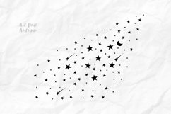 Stars SVG, Celestial svg, Galaxy svg cut file Product Image 2