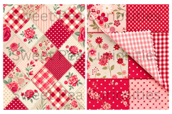 Shabby Chic, Flowers, Papers, Junk Journal Product Image 2