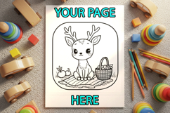 Toddler Coloring Page Mockup Product Image 3