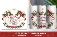 Emmanuel Christmas Tumbler Wrap, Christian Christmas 20oz Tu Product Image 1
