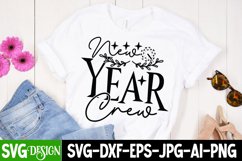 New Year Crew SVG Cut File , New Year SVG Cut File Product Image 1