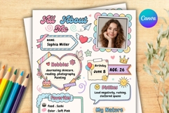 All About Me Canva Template Product Image 2