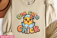 One Cute Chick PNG, Baby Animal Nursery Sublimation Product Image 2