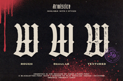 Armistice Condensed Blackletter Font Product Image 2