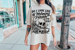 Snarky Skeleton PNG SVG Trendy Sarcasm Skull Product Image 2