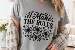 I Make The Rules Svg, Mom life Svg, Sassy Mom Svg. Product Image 3