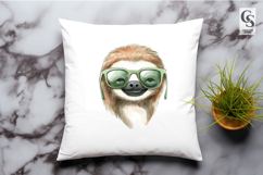 Cute Sloth Clipart PNG Product Image 2