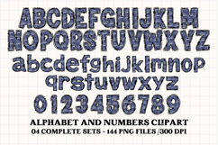 Father’s Day Alphabet clipart, father’s day letters doodle Product Image 2