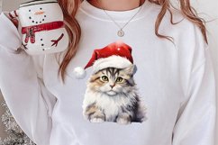 Cat Christmas Cat Art for Holiday Clipart Product Image 2