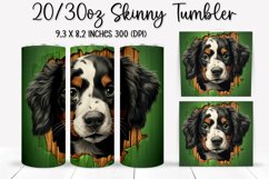 St. Patrick&#039;s Day DOG - Tumbler Sublimation Design Product Image 1