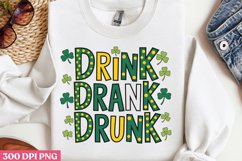 .DRINK DRANK DRUNK PNG, ST PATRICKS DAY Drin Product Image 1