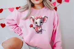 Adorable Animals Cupid Valentine Clipart sublimation Product Image 2