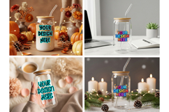Glass can mockup Bundle Product Image 3