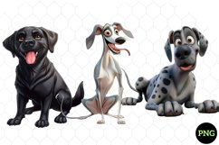 Whimsical Funny Dog Sublimation Clipart Product Image 1