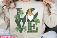 LOVE PNG, St Patricks Day Gnome Sublim Product Image 3