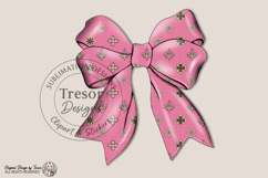 Pink Luxury Bow PNG Chic Fashion Ribbon Girly Design Art Product Image 1