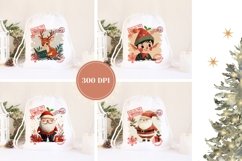 Cartoon Christmas Santa Sack Designs, Christmas Gift Bag Product Image 2