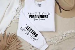 Believe in the power of forgiveness find peace Sleeve SVG Product Image 2