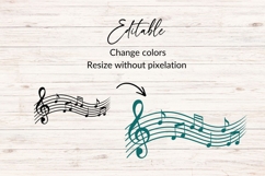 Hand Drawn Music Notes SVG Product Image 2