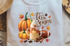 Tis The Season Fall Quotes Sublimation PNG, Tis the season Product Image 2