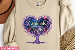 Cardinals appear when PNG, In Loving Memory Of Subli Product Image 3