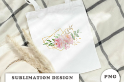 Watercolor Flowers Bouquet png Product Image 2