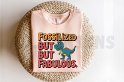 Cartoon Dinosaur Design Fossilized But But Fabulous Ideal Product Image 2