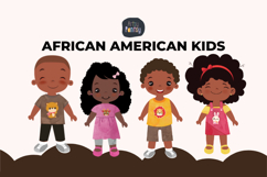 African American Kids Clipart Product Image 2