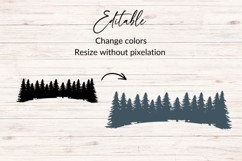 Evergreen Forest Trees SVG Product Image 2