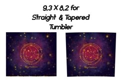 Sagittarius png, Zodiac tumblers sublimation Product Image 2