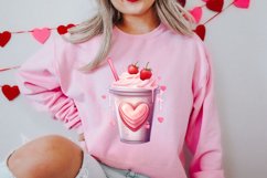 Valentine Coffee Cup Sublimation Clipart Product Image 2