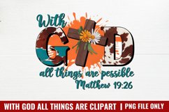 With God All Things Are Possible Product Image 1